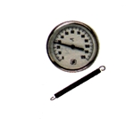 Afbeelding van Bimetaal-contactthermometer, 0-60 °C/0-120°C, behuizing 63 mm