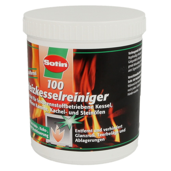 Picture of Sotin 100, verwarmingsketelreiniger voor vaste brandstoffen, bus 500 gram