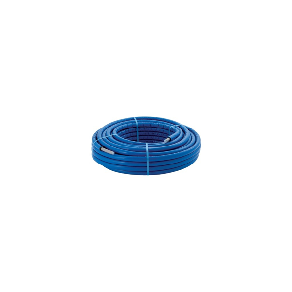 Picture of Geberit PushFit buis ML 16 x 50 m rond voor-geïsoleerd 10 mm blauw, op rol