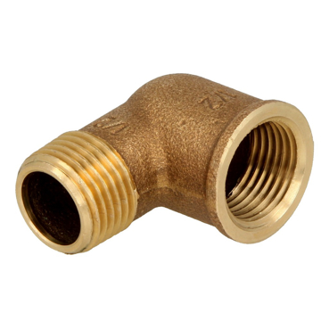 Toon details van Brons - schroeffitting - knie 90° IS/US Afbeelding van Brons - schroeffitting - knie 90° IS/US