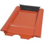Afbeelding van Metalen dakbedekking paneel type beton rood