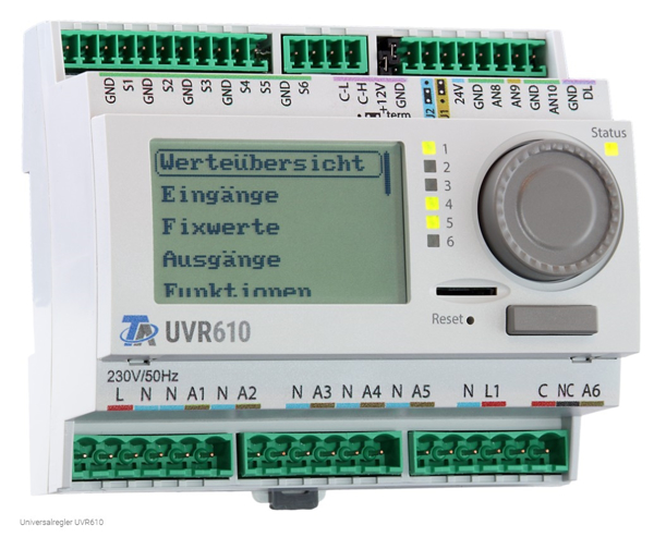 Picture of UVR610 vrij programmeerbare controller