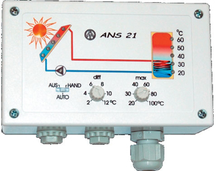 Picture of TA UVR67 controller met max 5 onafhankelijke regelcircuits UVR67 - 1 collector sensor,2 boiler sensoren, 2 dompelbuizen