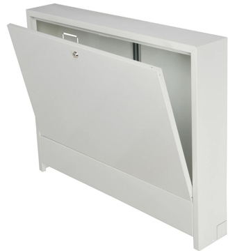 Opbouw Verdeler Afbeelding van Vloerverwarming verdelerkast opbouw